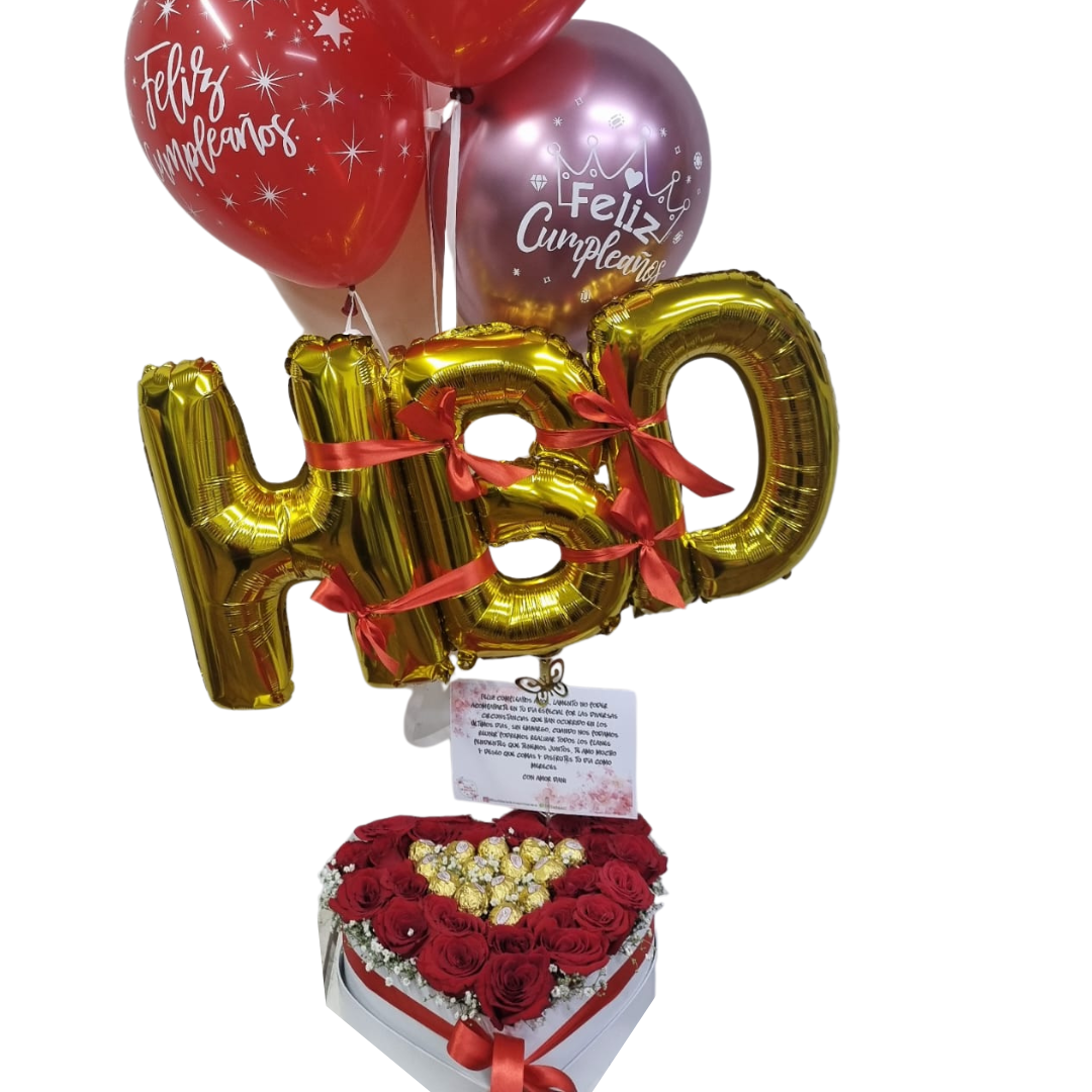 Corazón & Fusión de Globos