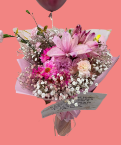 Buquet tropical  rosa